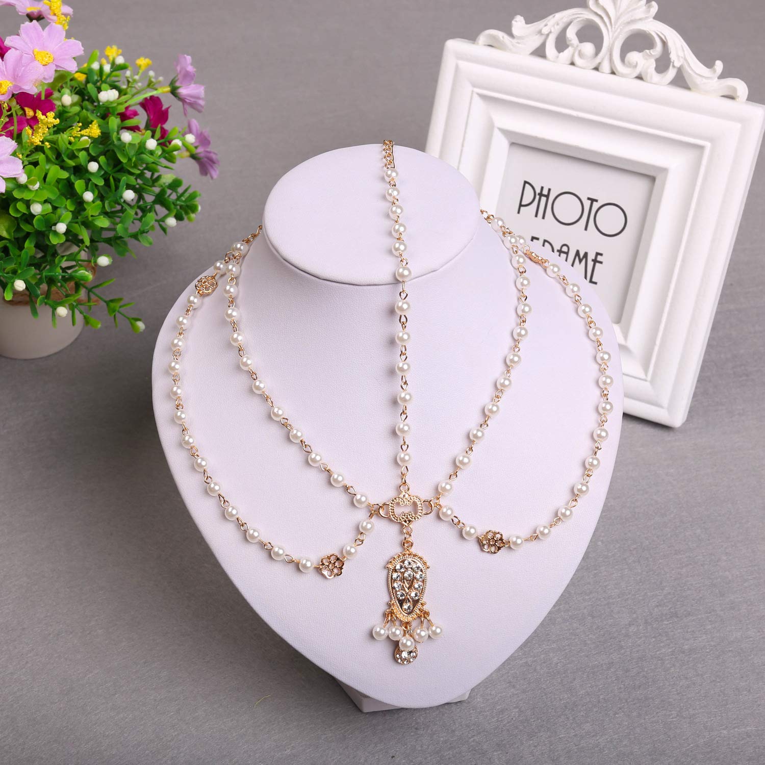 Amazon.com : Golden Headband Princess Hair Chain For Little Girls  Birthday,Wedding Party Dress Up(Style1) : Beauty & Personal Care
