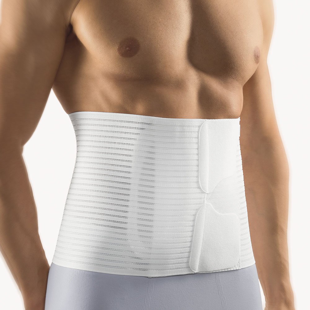 bort bort 104050 26 cm Gr. 2 Narbenbruch-Bandage Höhe 26 cm inklusive Pelotte, Größe 2, weiß