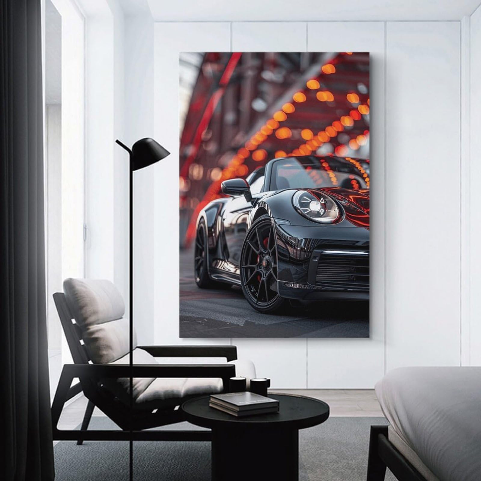 Amazon.co.jp: ポルシェ911車ポスター (2) キャンバス 芸術 壁アート