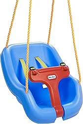 Little Tikes Snug 'n Secure Blue Swing with Adjustable Straps,