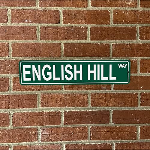 Vista 463 de Ohio Mountains Pick Your Mountain Compatible/repuesto para Ballards Hill United States Mountain Aluminio Metal Tin Street Sign Style decoración