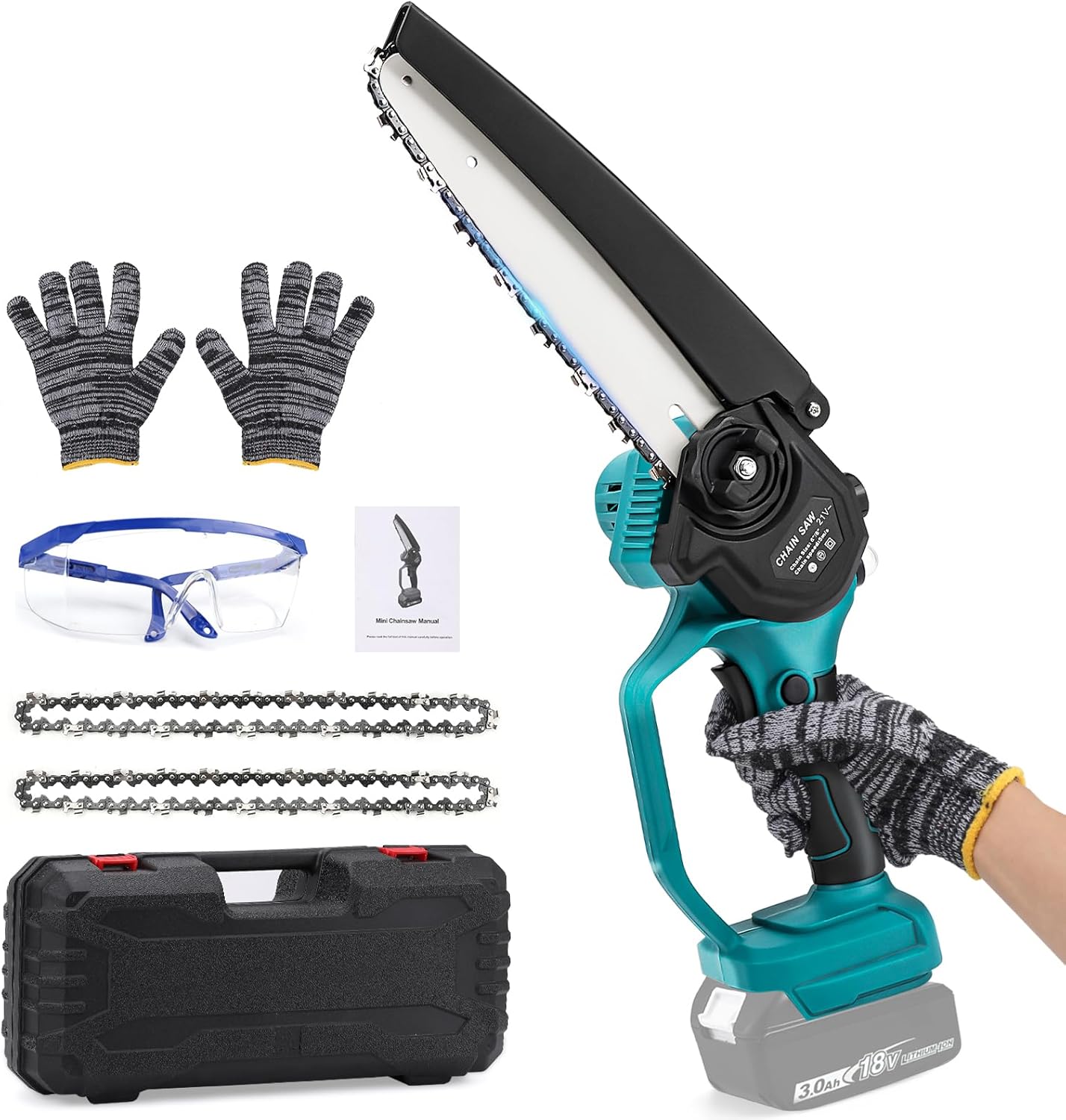 Catena Per Elettrosega 4 X Sägekette 25cm 40TG 3/8 LP 1,1 Mm Dolmar AS1925Z Makita DUC254Z Catena Motosega 25 Cm - Foto 9