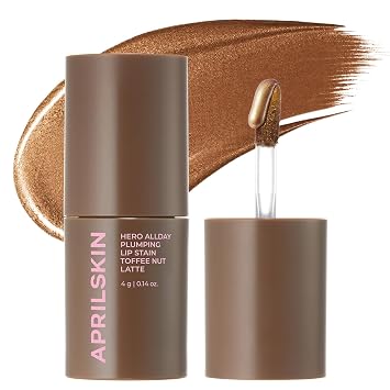 APRILSKIN Hero All Day Plumping Lip Stain | Toffee Nut Latte | 0.14oz