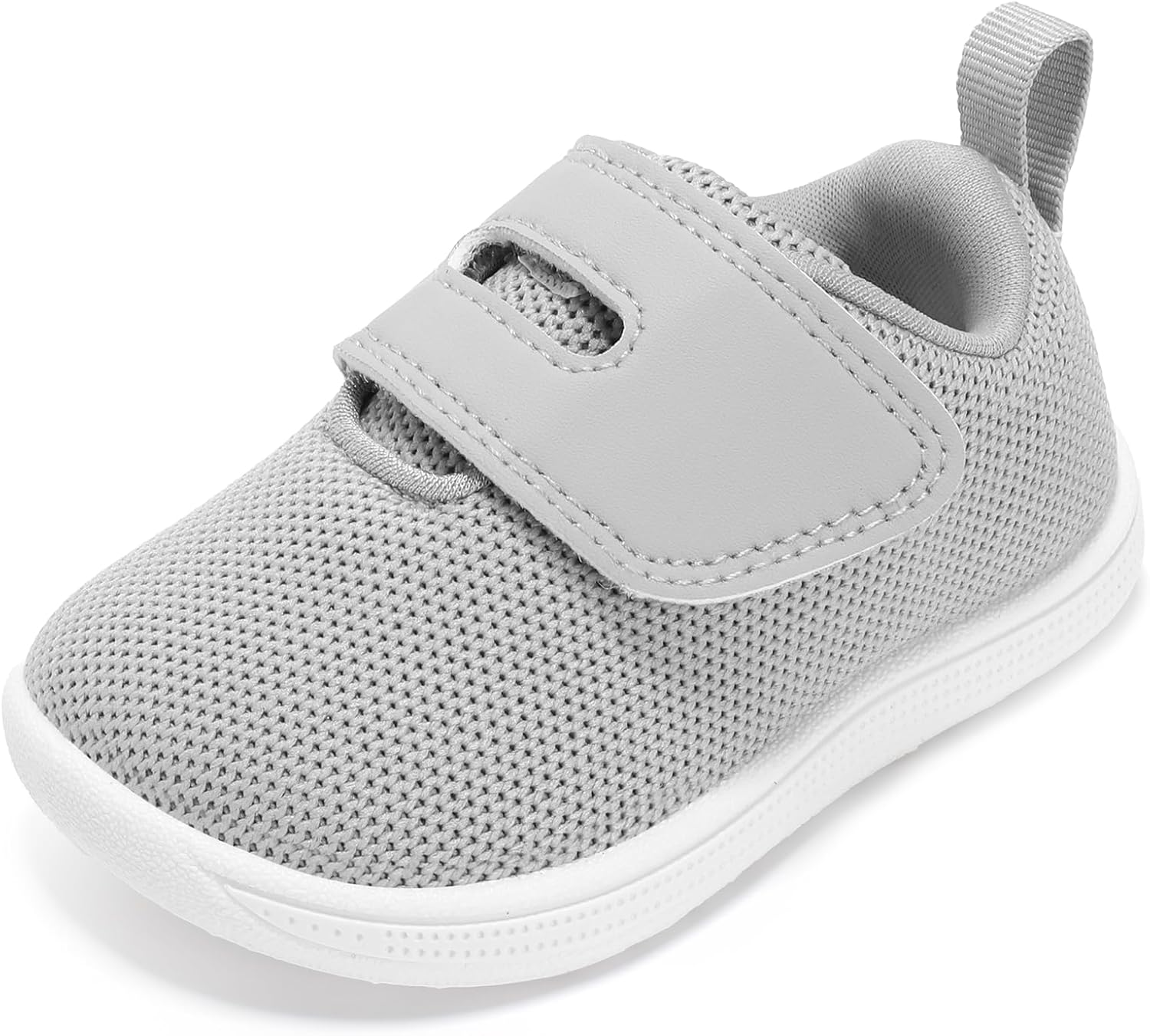 STQ KIDS Baby Boy Girl Wide Toe Box Shoes Toddler Barefoot Shoe Non-Slip First Walking Infant Sneakers 6 9 12 18 24 Month