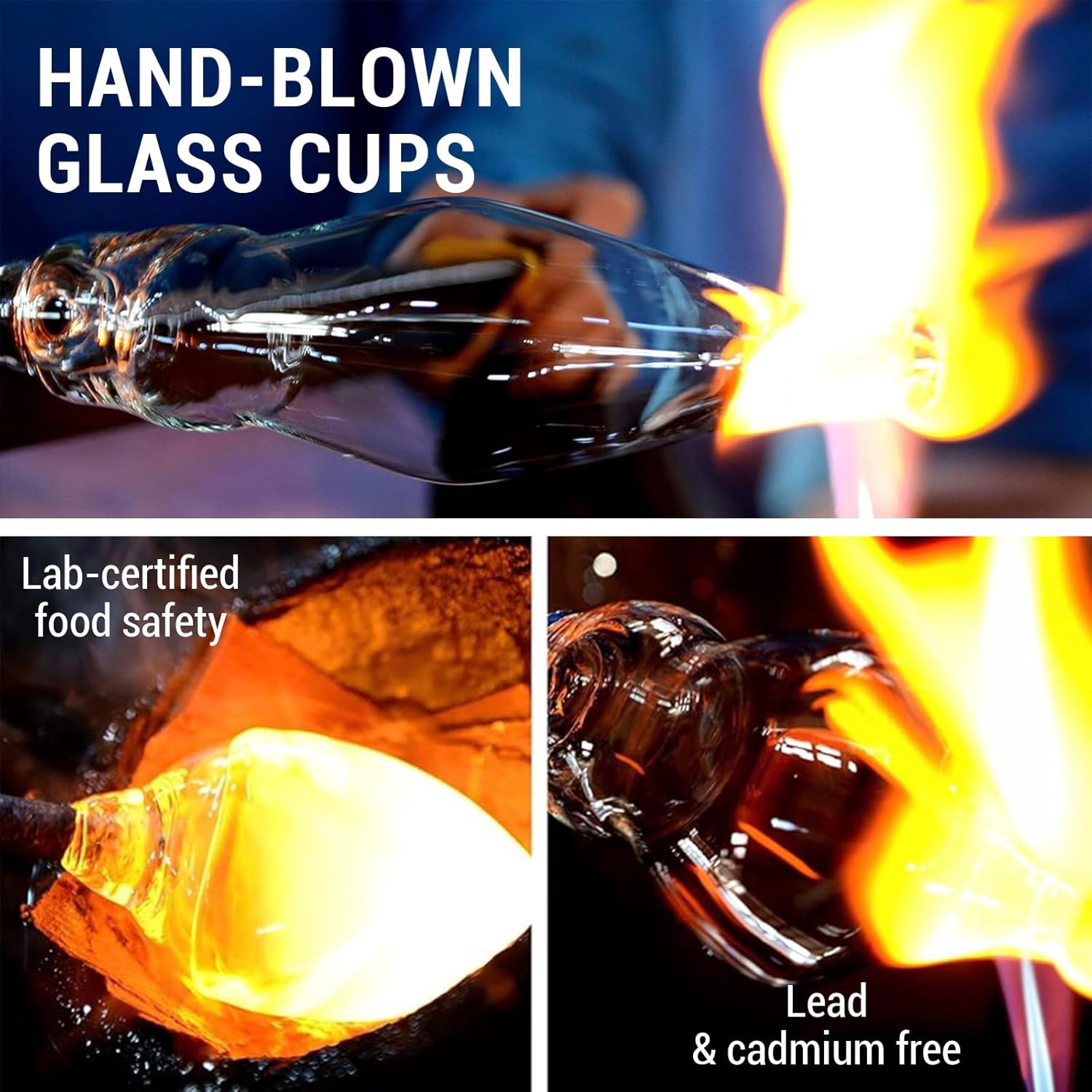 MyGift 4pcs Black Champagne Flutes, 8oz Cocktail Mimosa Glass Set, Holiday New Year Toasting, Wedding Gifts for Bride - Image 4