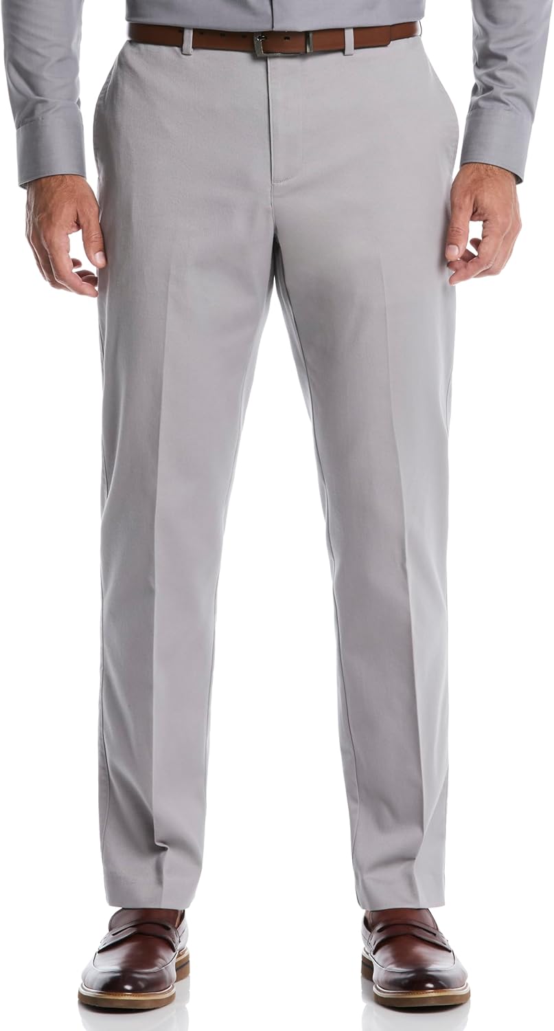 Savane Men's Geo Khaki Expandable Waistband Chino Pants (Available in Big & Tall)