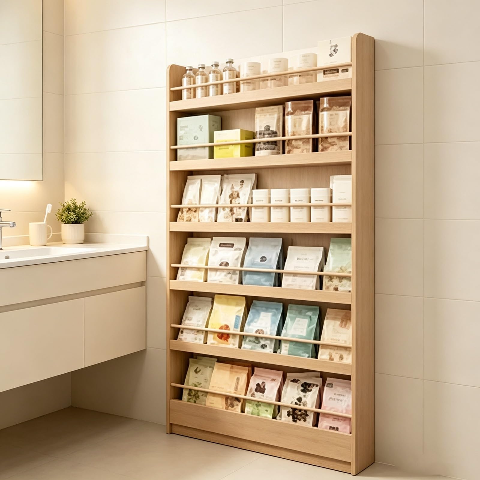 LCNDKF Slanted Goods Display Stand