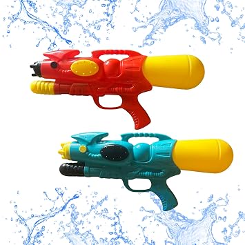 1 Pc Large Multicolor Holi Water Gun for Kids, Boys and Girls with High Range Speed Pichkari for Holi, Summers (Pack of 1)