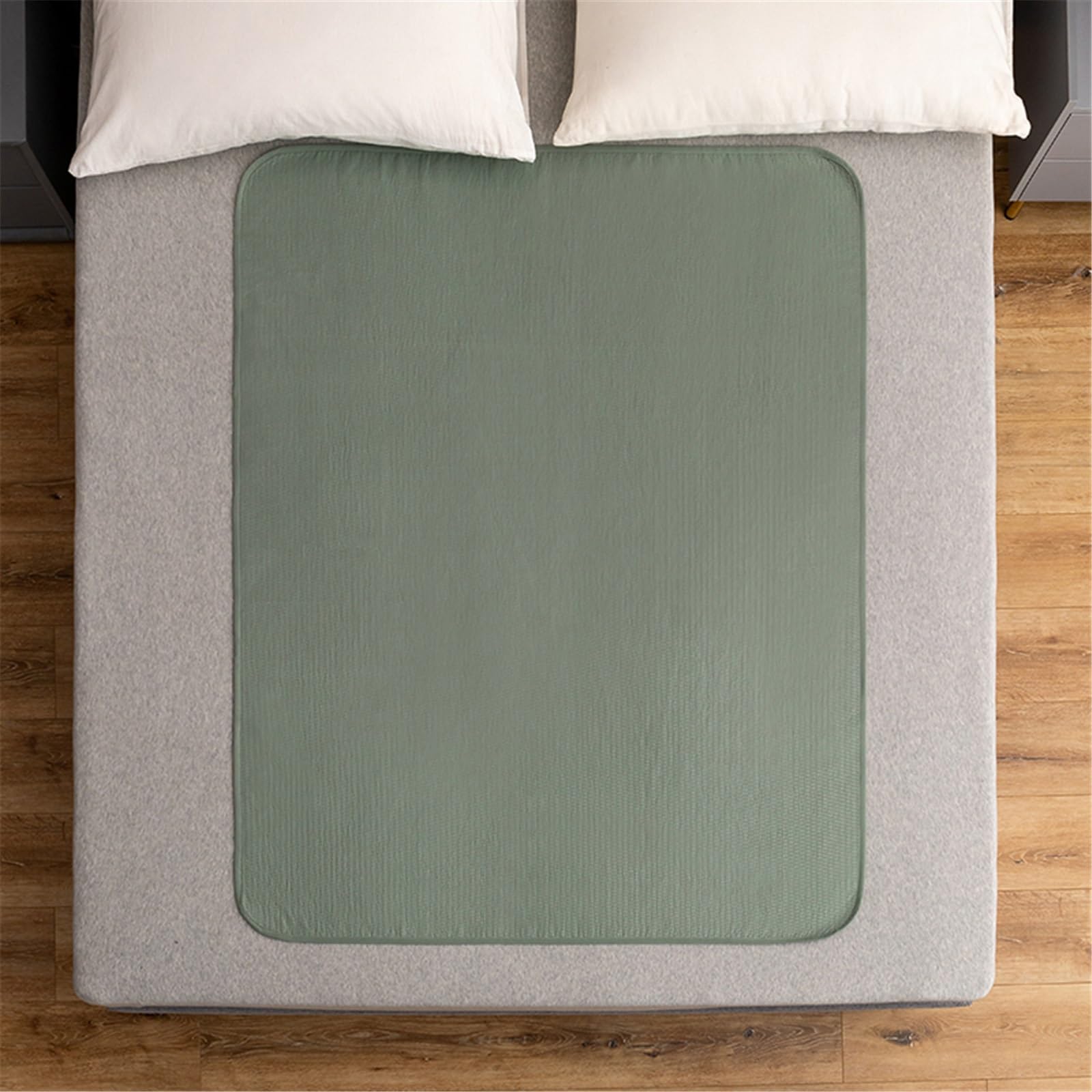 Incontinencia Empapadores Cama Adultos Impermeables Reutilizables Protector Colchon para Entrenamiento Unisex Empapador Reutilizable A Prueba De Agua(Verde,150x200cm)