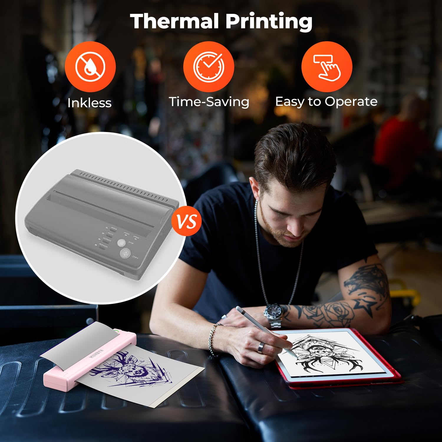 Munbyn Tattoo Drucker Bluetooth – Bild 6