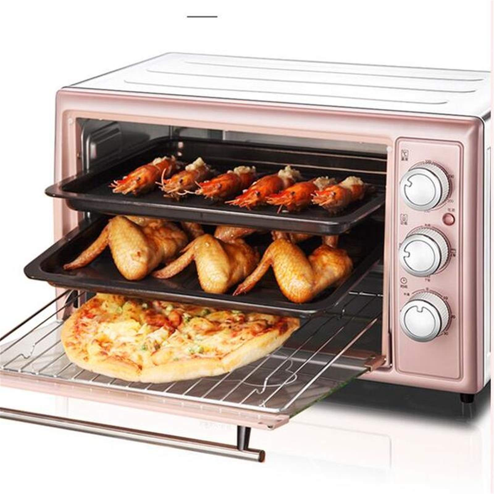 Four à Micro-Ondes en Argent Tact Four électrique Simple intégré - Cuisinière à Four halogène à Convection de qualité supérieure en Acier Inoxydable