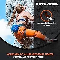 Vista 13 de Adhesive Patches for Freestyle Libre 1/2/3-20pcs Sensor Covers for Libre 1/2/3, Waterproof Overlay Patches, Lasts for 14 Days,Black