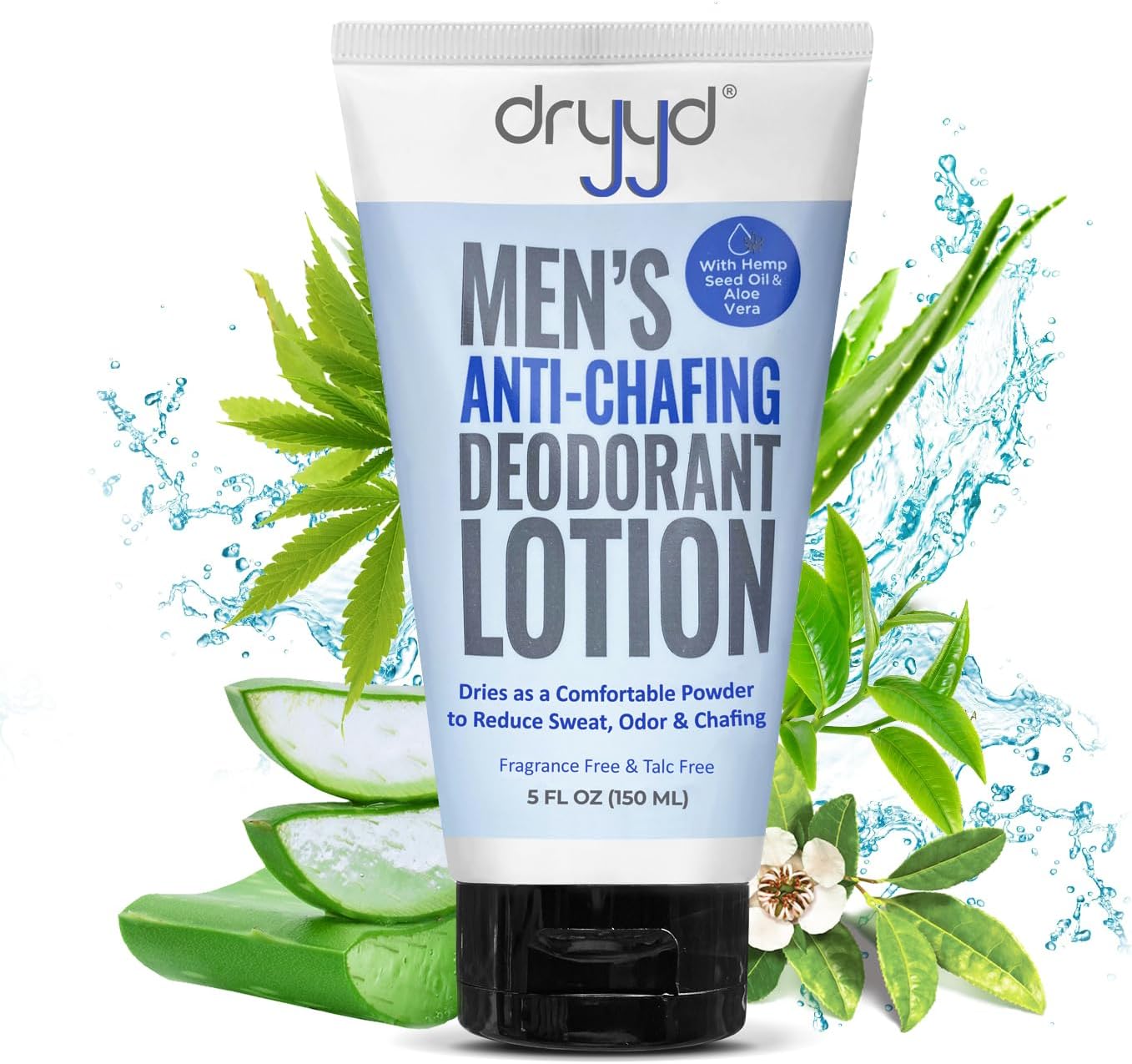 dryyd Men's 5oz body deodorant lotion