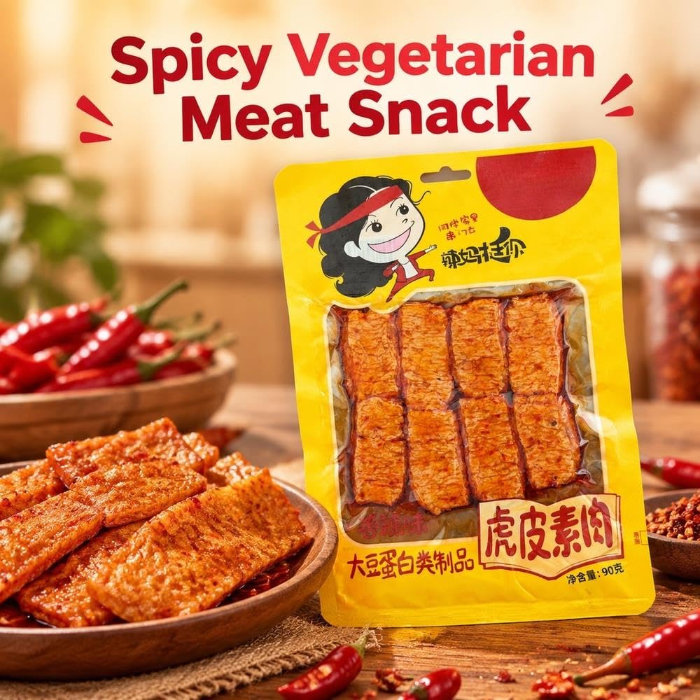 Snack Piccante Alla Soia 90g, 5 Buste