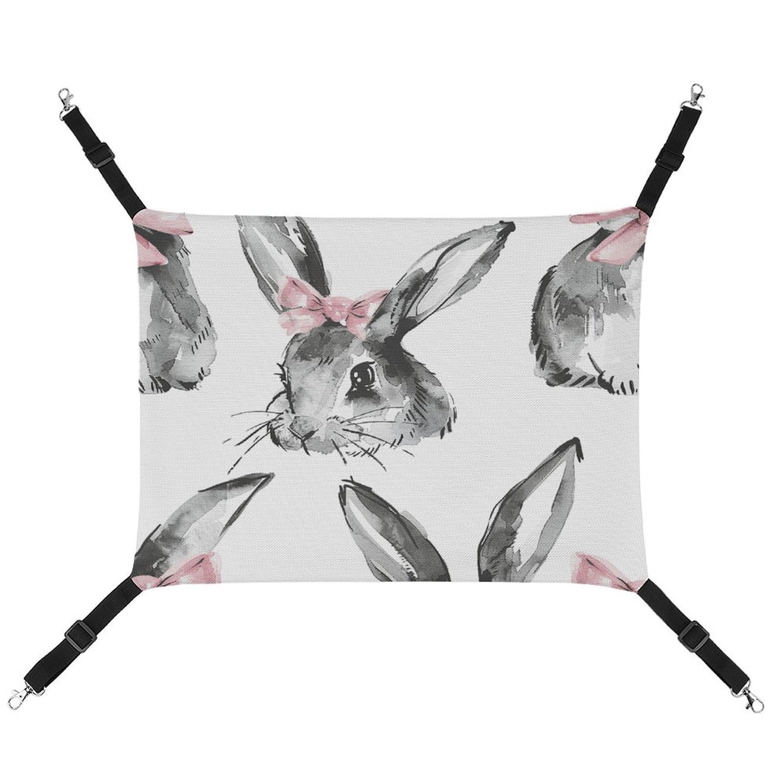 Hamac pour chat suspendu réglable - Solution gain de place et confort pour furet