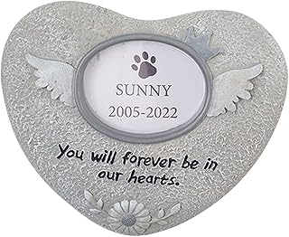 Generic Lápide Memorial de Cão Filhote de Gatinho Lápide de Resina Animal Lápide de Cão Lápide de Animais de Estimação para Pátio ou Interior,