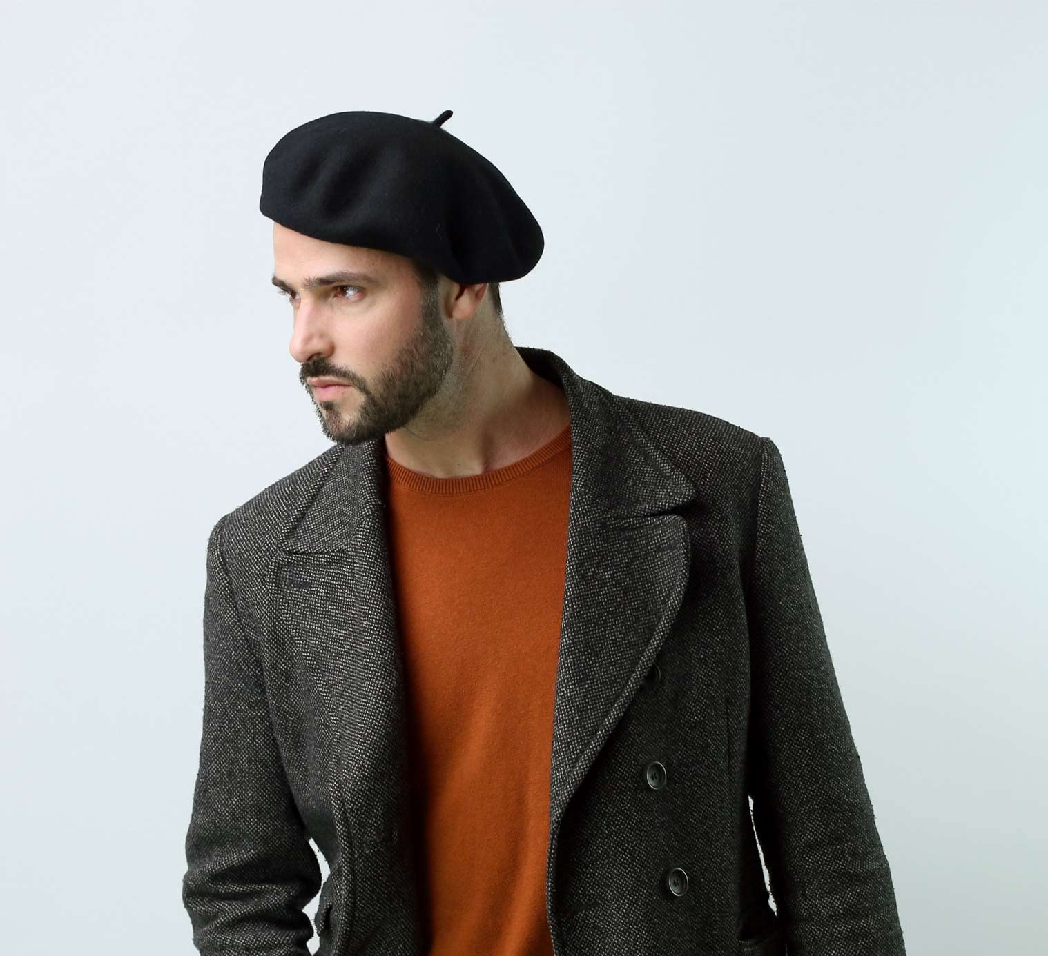 Béret Basque Laine Merinos imperméable Homme Femme Le Parisien