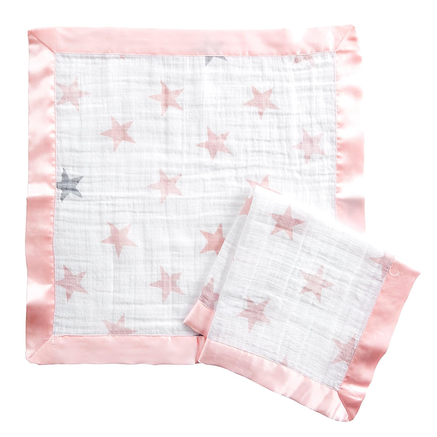 Aden + Anais Aden By Issie Security Blanket, 100% Cotton Muslin, 2 Pack, Doll