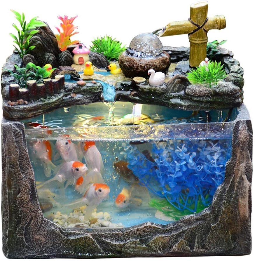 Tabletop Fountains, Indoor Tabletop Water Fountain Good Luck Decorative
