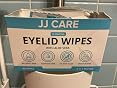 JJ CARE Eyelid Cleaning Wipes 160 PCs, Individually Wrapped Eye Lid Scrubbing Wipes, Moisturizing Eye Wipes for Irritated, Itchy, and Dry Eyes, Hypoallergenic Eye Scrub Cleaning Pads