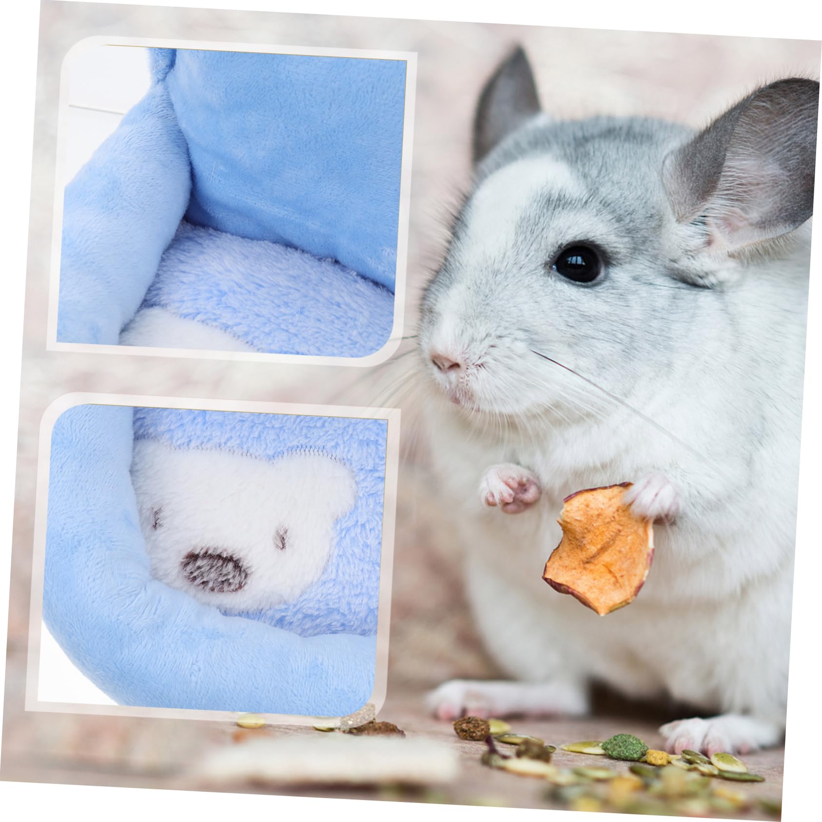 BESPORTBLE 3stücke Kuschelnest Für Hamster Weiches Schlafnest Aus Plüsch Für Kleintiere Warmes Versteck Für Meerschweinchen Und Andere Haustiere Für Winter Und Spielzeit