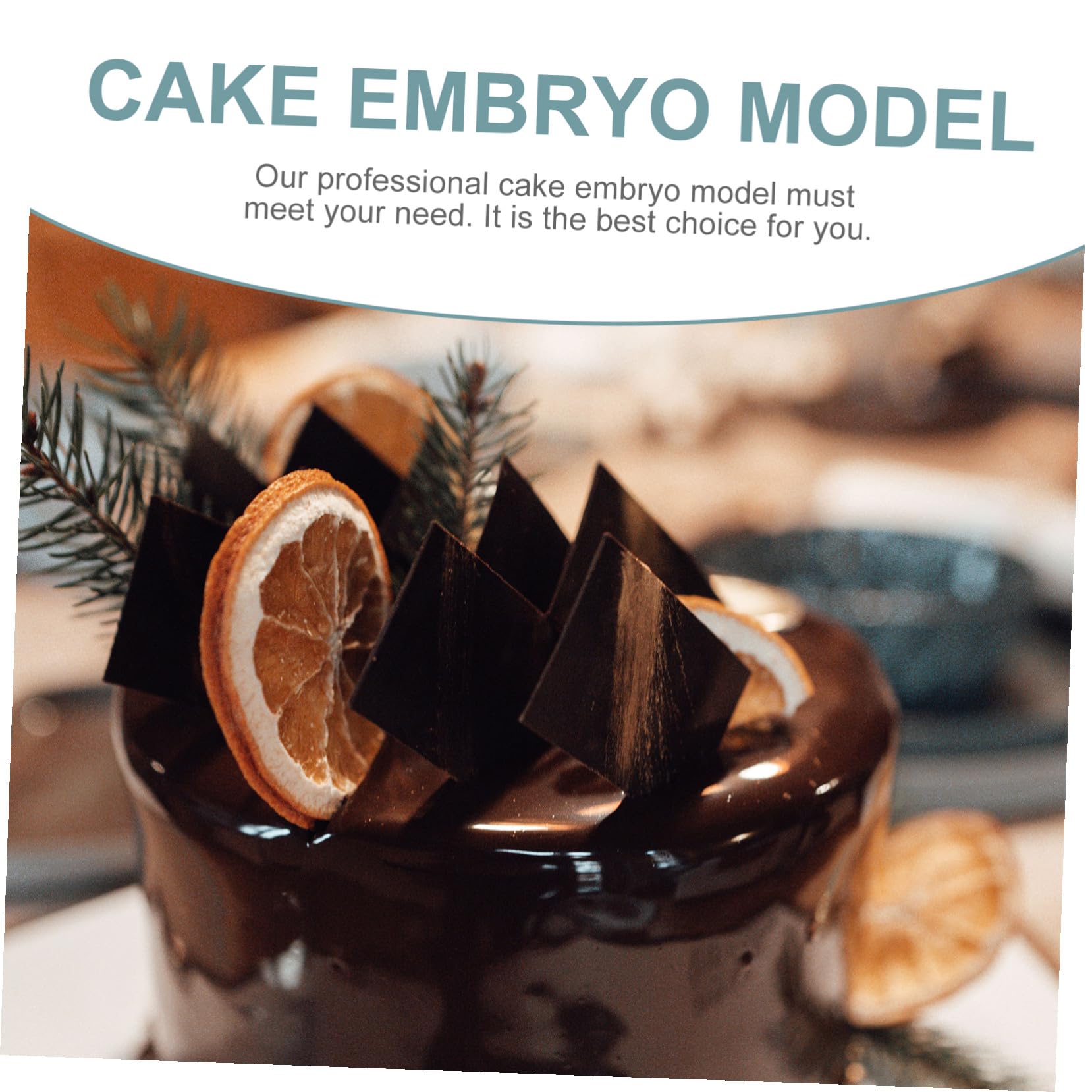 Modèle de Faux Gâteau Européen en Écume 1 Pièce pour Décoration