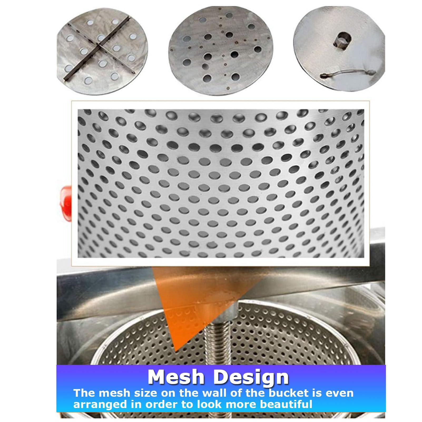 Extractor manual de exprimidor de miel extractor de exprimidor de frutas prensa de cera de abejas trituradora sidra naturaleza jugo fabricación manual exprimidor para apicultura agricultura