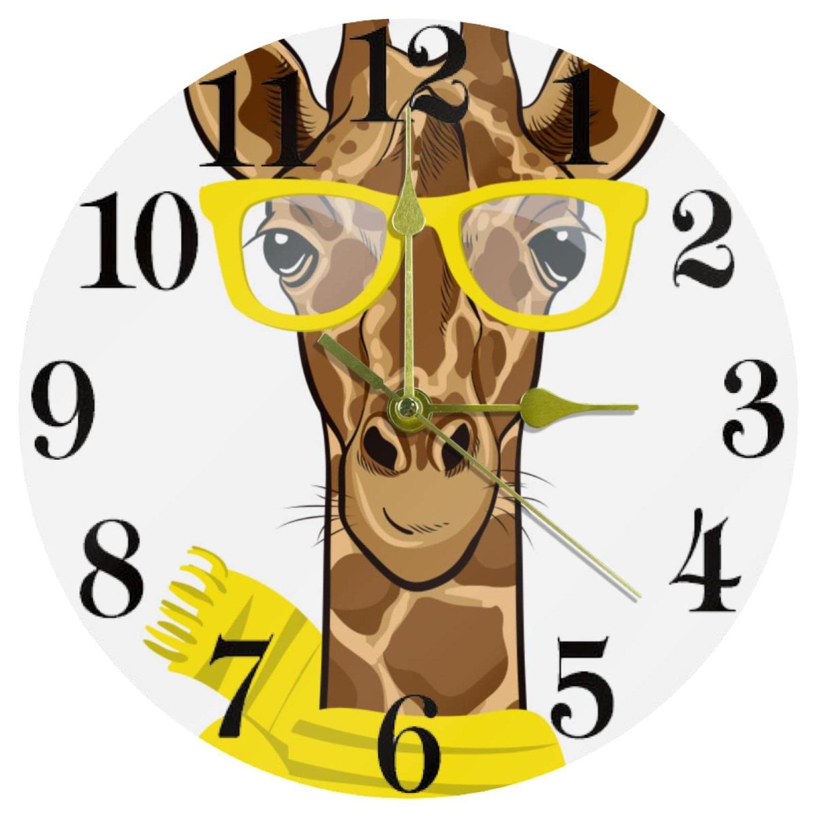 Horloge murale à quartz silencieuse pour décorer le bureau et l'école