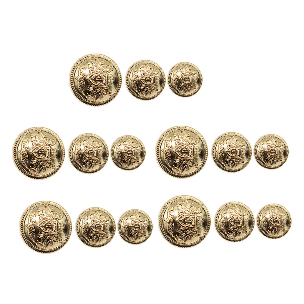 Lurrose 90pezzi Bottoni Eleganti Per Cappotto Bottoni Decorativi Stile Retro Per Camicie e Abbigliamento