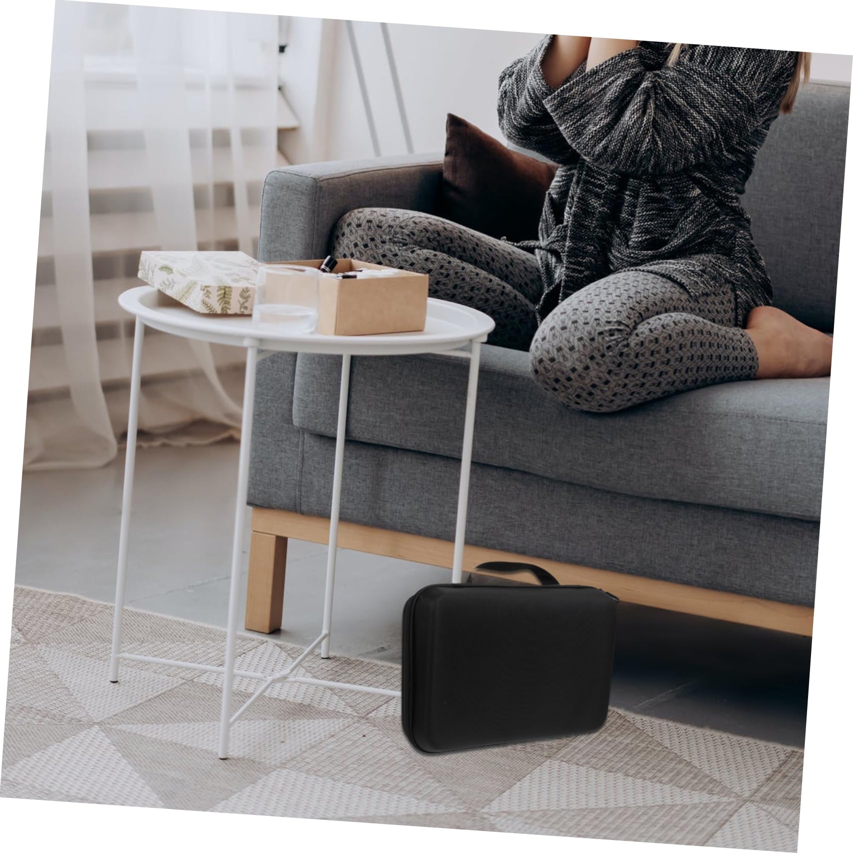 HAKIDZEL Travel-friendly Essential Oil Bottle Bag 60-grid Storage Case Safety Design