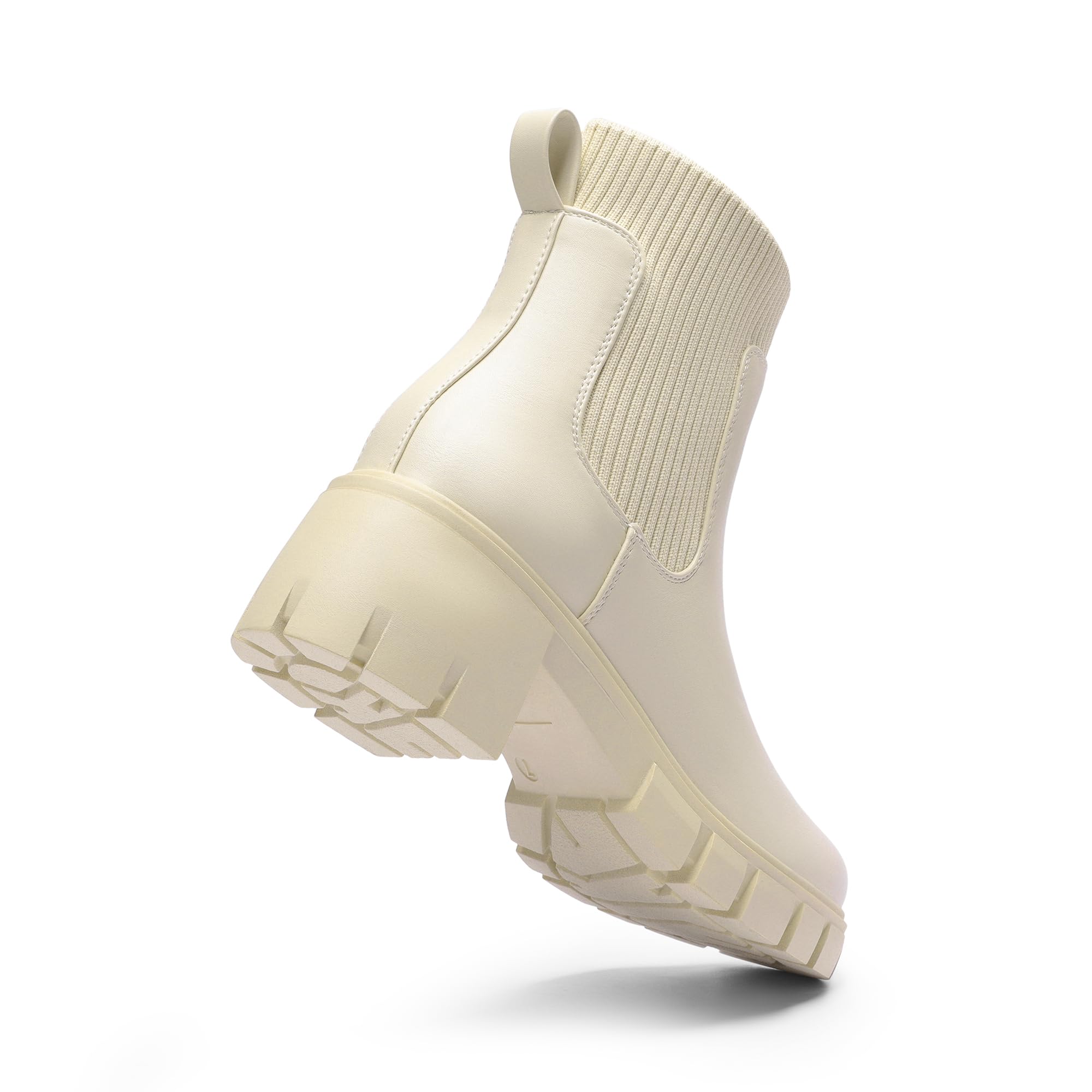 DREAM PAIRS Stivali da Donna Casuale Chelsea Stivaletti Tacco Medio Stivaletto Blocco Tacco