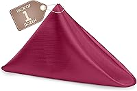 Vista 517 de Ultimate Textile -1 docena - Reversible Shantung Satin - Majestic - Servilletas de tela Majestic de 17 x 17 pulgadas color azul pizarra