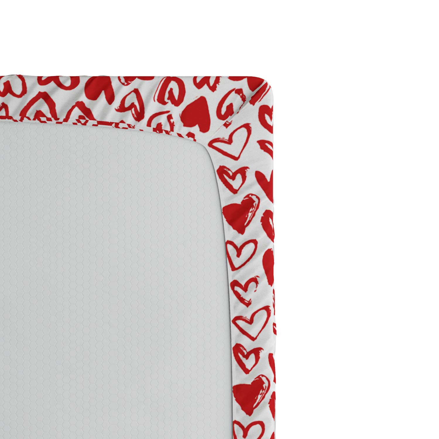 Lenzuolo Con Angoli ABAKUHAUS 90x200 Cm - Gatti E Palloncini San Valentino - Microfibra Morbida Turchia