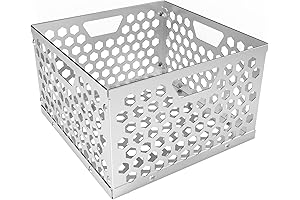 Only fire Charcoal Basket for Oklahoma Joe's Smoker, Stainless Steel Offset Smoker...