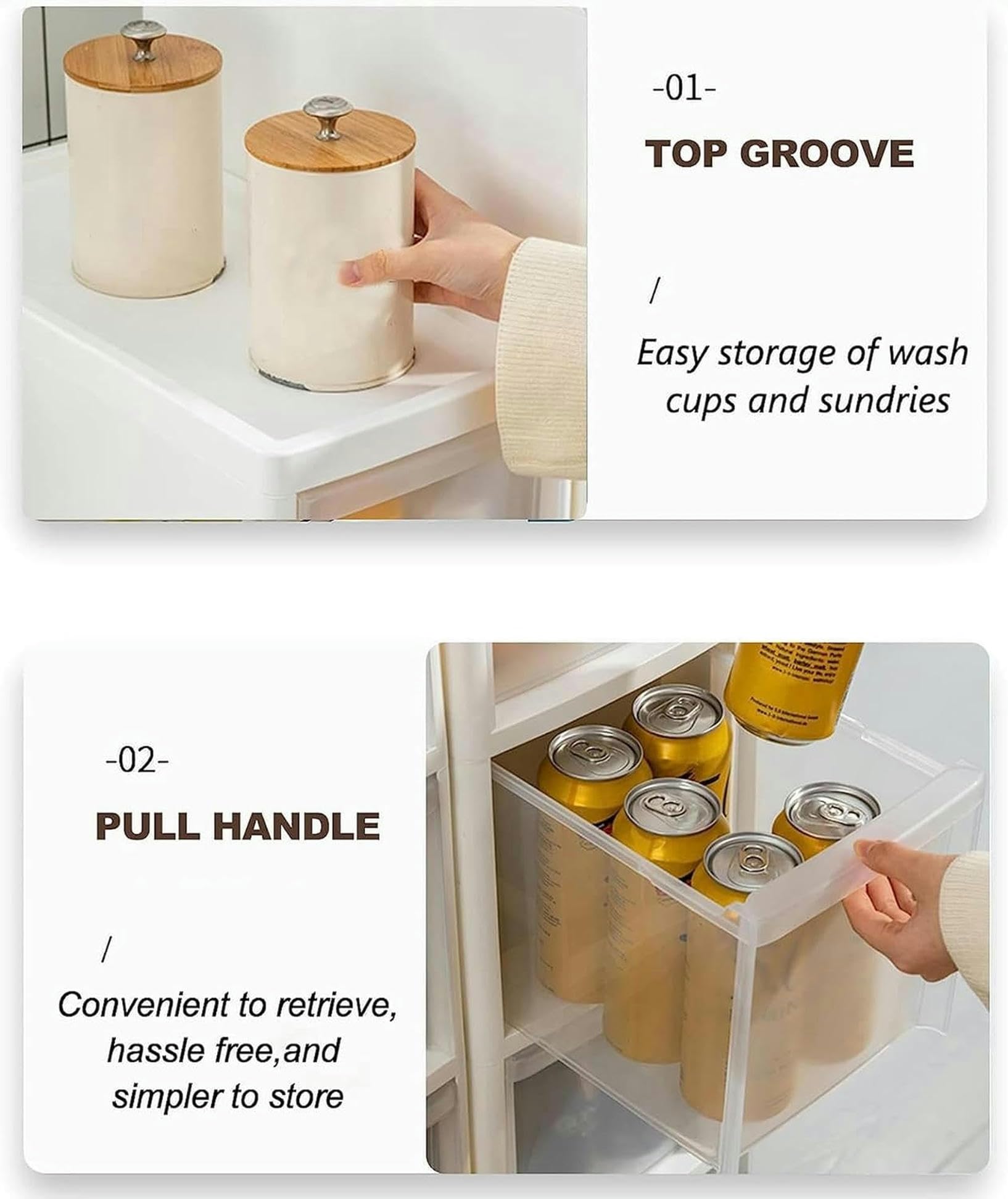 Armadietto da bagno alto con ruote, sottile, con 2-6 ante, versatile, verticale per piccoli spazi, ideale per servizi igienici e spazi ristretti