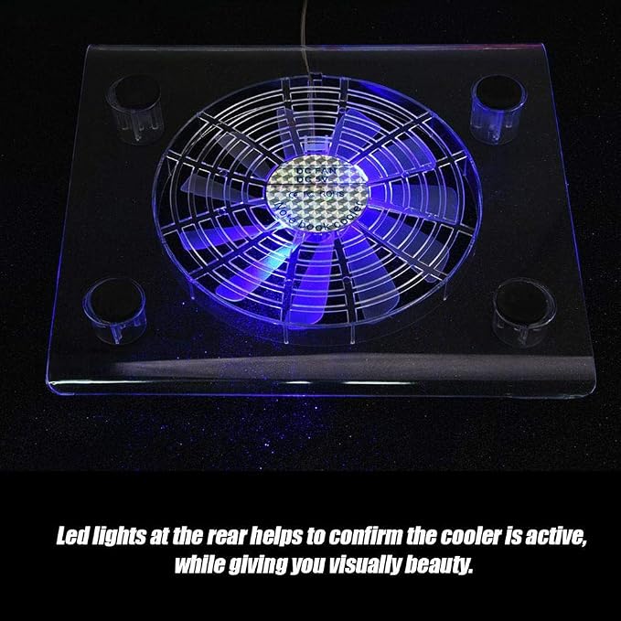 FOSA Cooling Pad para laptop con luz LED RGB miniatura 4