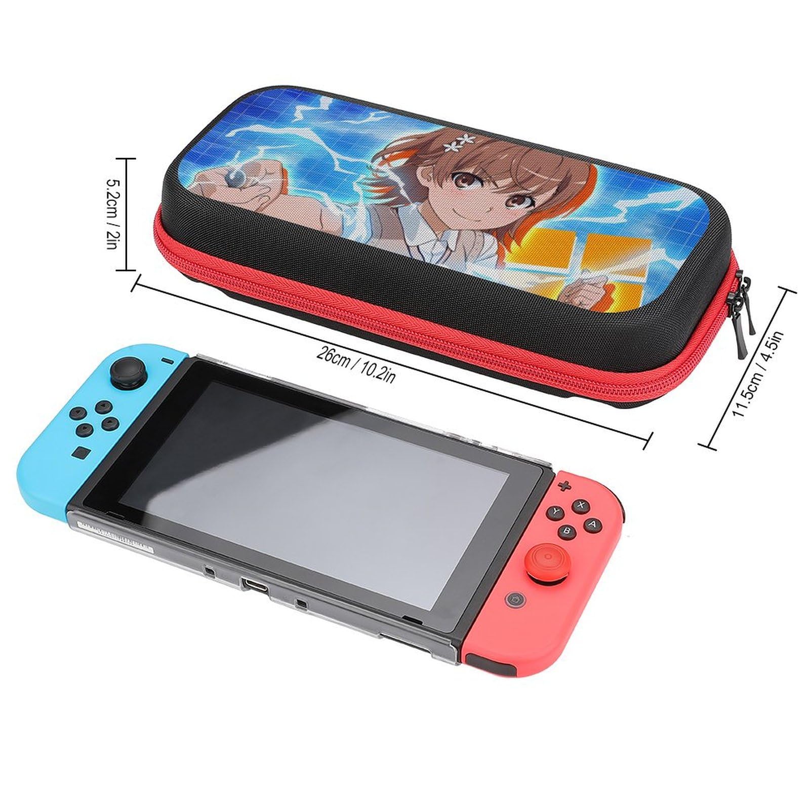 Amazon.co.jp: Switchケース とある科学の超電磁砲 御坂美琴 アニメ