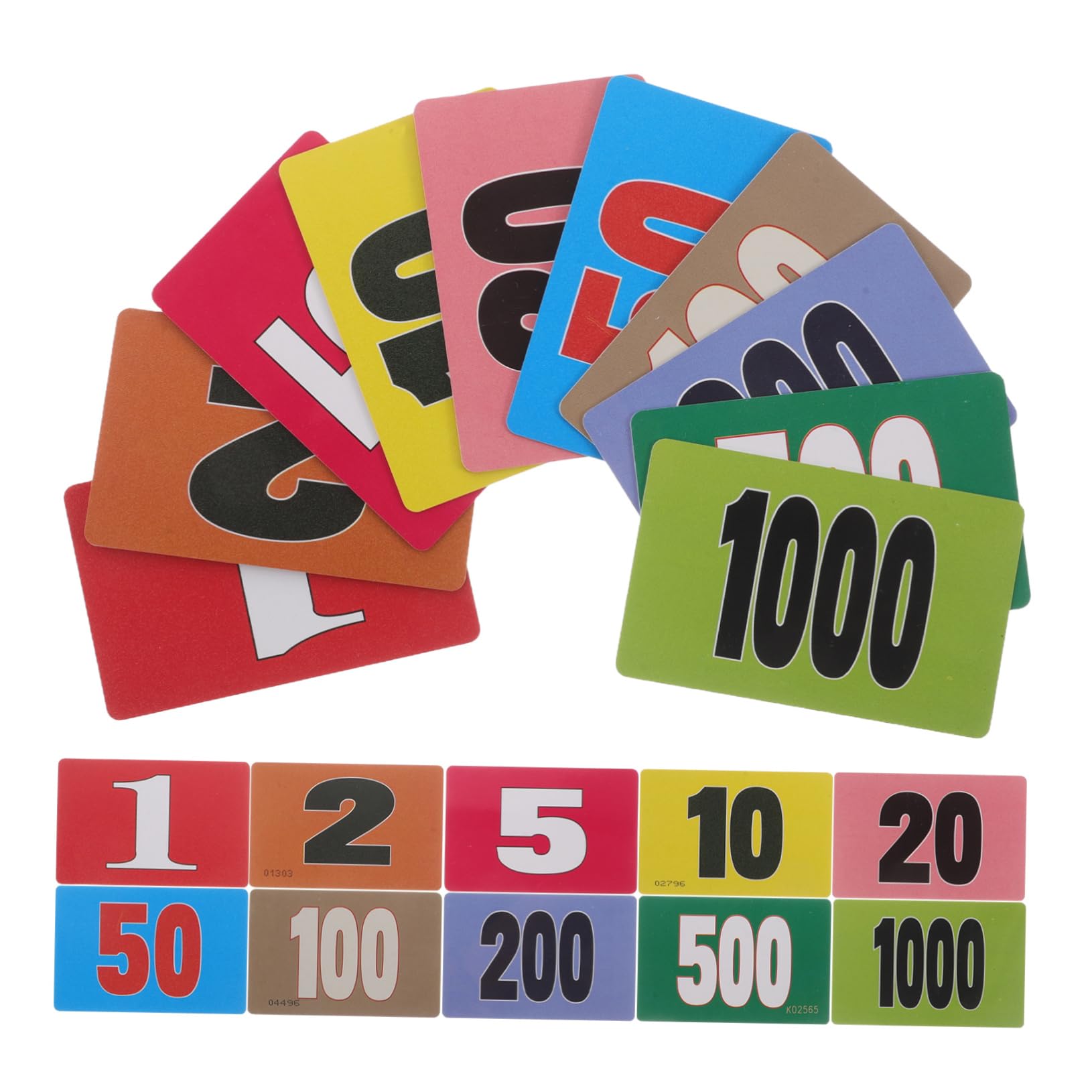 FELTECHELECTR Counting Discs Gaming Chips Poker Chip Set Math Counters for Boys and Girls