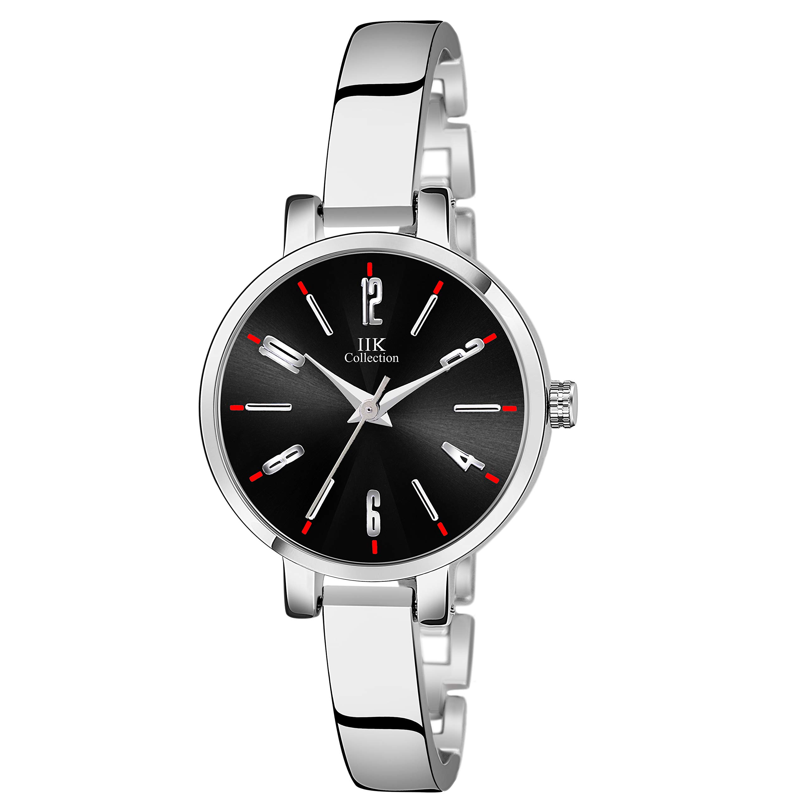 IIK COLLECTION Stainless Steel Analogue Black Dial Silver Bracelet Girls & Womens Wrist Watch (Iik-3063W), Band_Gold (B08QW256G5) Amazon Price History, Amazon Price Tracker