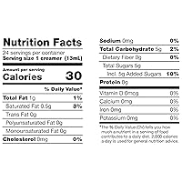 Vista 189 de International Delight Crema de café, caramelo macchiato, crema saborizada refrigerada, botella de 32 onzas líquidas