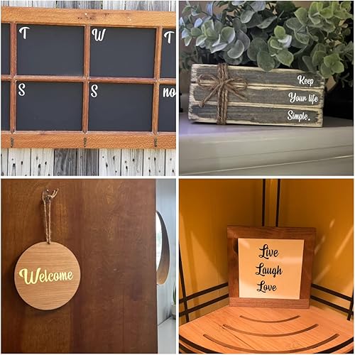 Miniatura 3 de Plantillas de letras del alfabeto de 1.5 pulgadas, paquete de 70 plantillas de letras con números para pintar en madera, plantillas reutilizables de