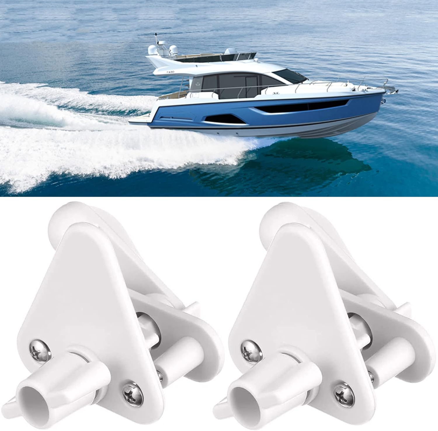 Tceapoo Pontoon Boat Gate Latch Replacement Kit, 2pcs