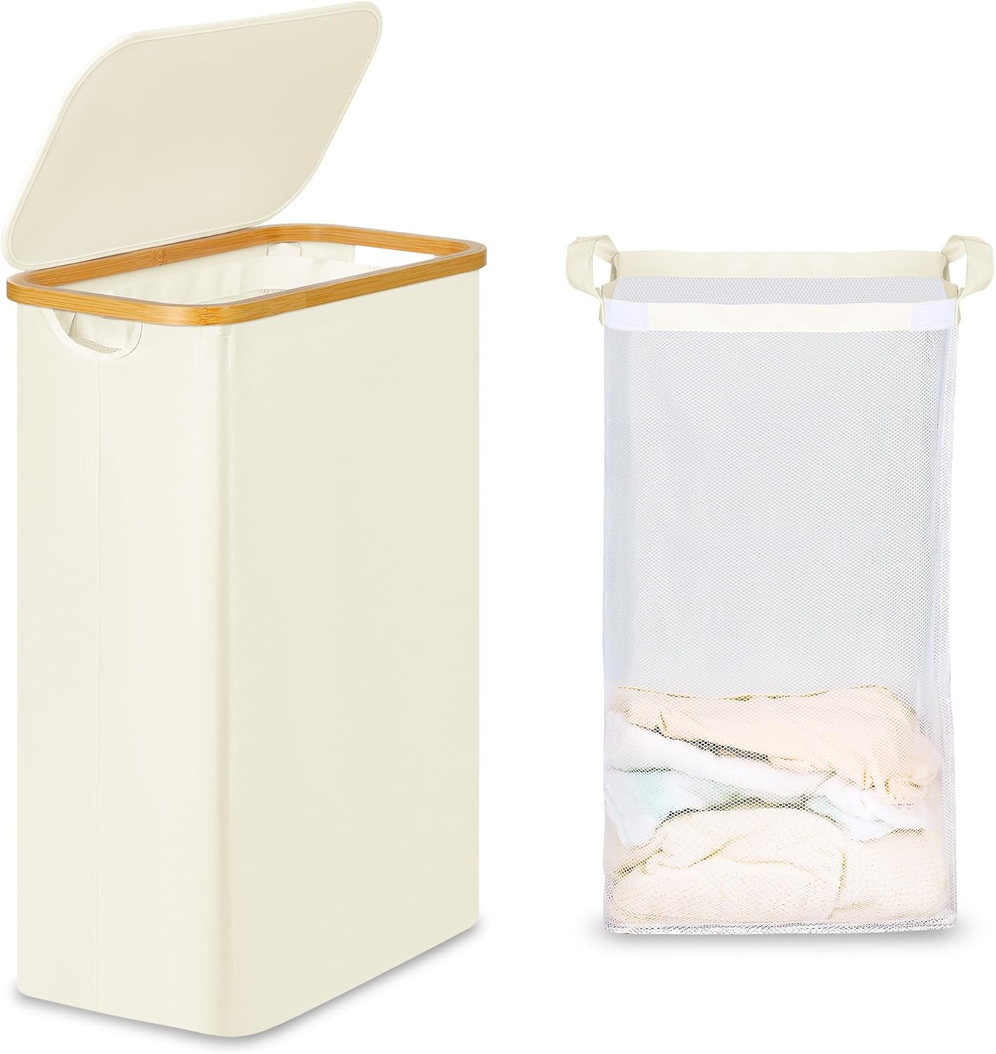Laundry Basket off white