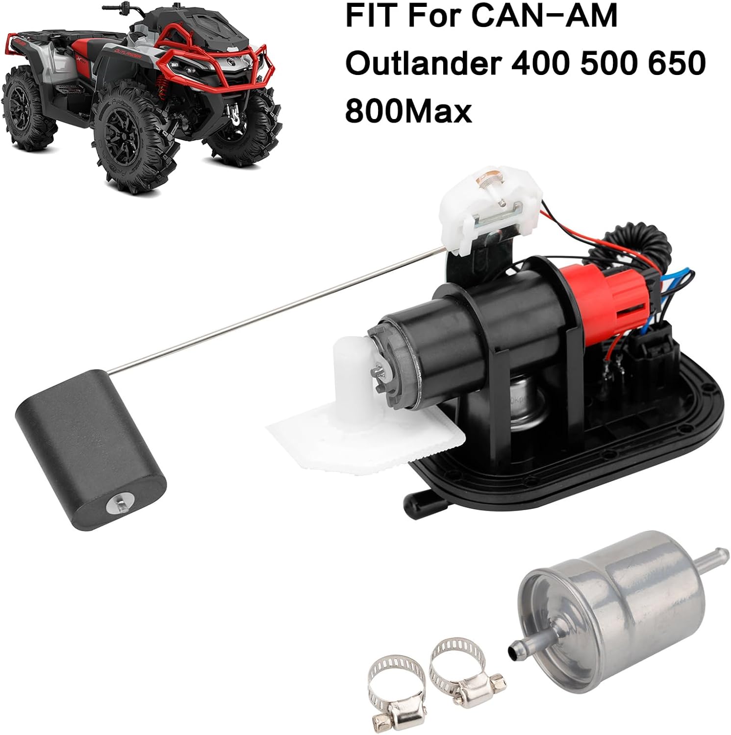 703500771 Fuel Pump Assembly Compatible with Can-Am Outlander 400 500 650 800 Max 2006 2007 2008, Fits for Renegade 500 800 2007-2008, Replace 703500771, 703-5007-71, 01R00S008, 513033719 - Image 6