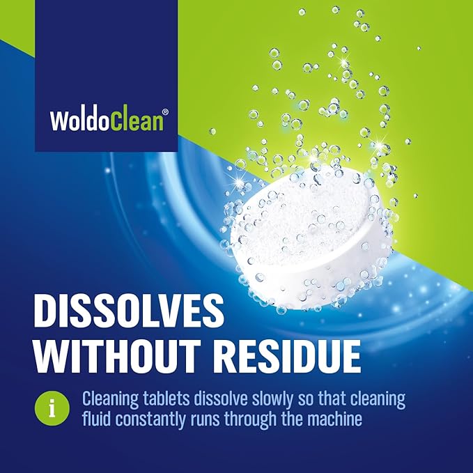 Tabletas de Limpieza para Cafetera WoldoClean 40uds 2g miniatura 6