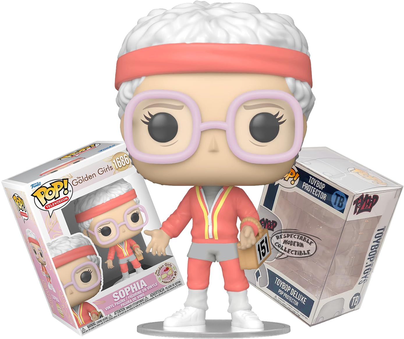 Funko POP! TV: Golden Girls 40th - Sophia Petrillo - verzamelfiguur van vinyl - cadeau-idee - officiële merchandising - speelgoed voor kinderen en volwassenen - tv-fans - figuur voor verzamelaars Funko POP! TV: Golden Girls 40th - Sophia Petrillo - verzamelfiguur van vinyl - cadeau-idee - officiële merchandising - speelgoed voor kinderen en volwassenen - tv-fans - figuur voor verzamelaars