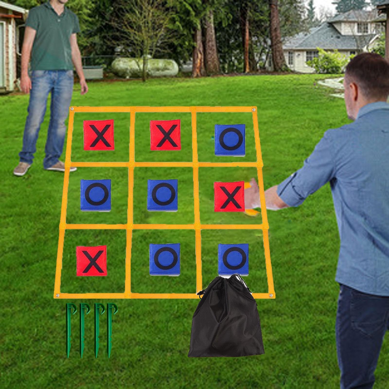 Tic Toe Game Famiglia attività di Lancio All'aperto 120CMX120cm per Adulti E Bambini