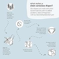 Vista 5 de The Honest Company Pañales Clean Conscious A base de plantas, sostenibles Barnyard Babies + It's A Pawty Super Club Box, tamaño 7