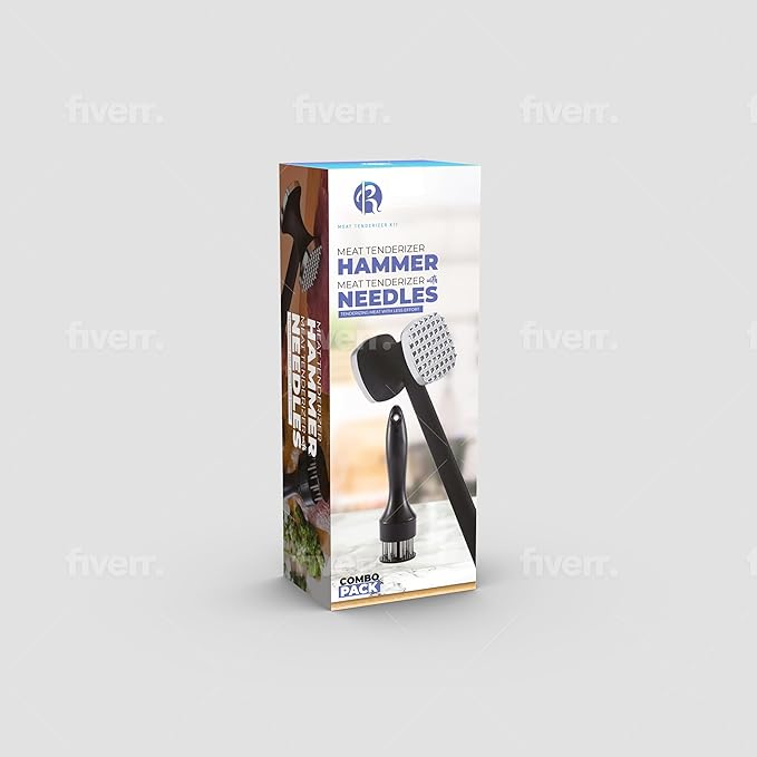 Set Ablandador de Carne 2 Piezas - Martillo y Agujas miniatura 3