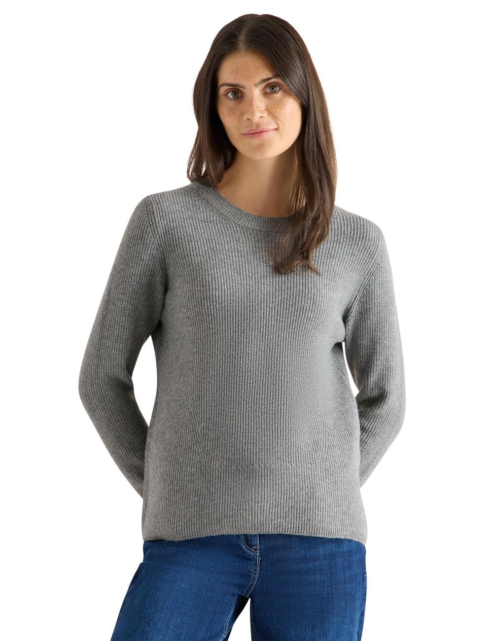 Cecil Damen Pullover mit Strukturdetails